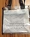 Urban Merchandise Clear Tote Stadium Bag 12 x 12 x 6 with Zipper and Shoulder Strap