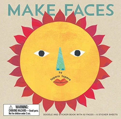 Make Faces: Doodle and Sticker Book with 52 Faces + 6 Sticker Sheets Novelty Book – March 24, 2015