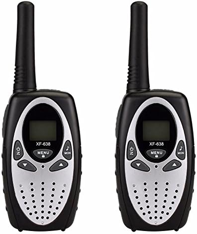 YZGE Kids Walkie Talkies 2 Way Radio 22 Channel 3KM Range Interphone Children girls toys boy toys (Silver,Pack of 2)