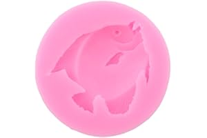 Fish Shape Silicone Chocolate Fondant Mold, Baking Molds,Pink Useful and Practical Fashion in Practical