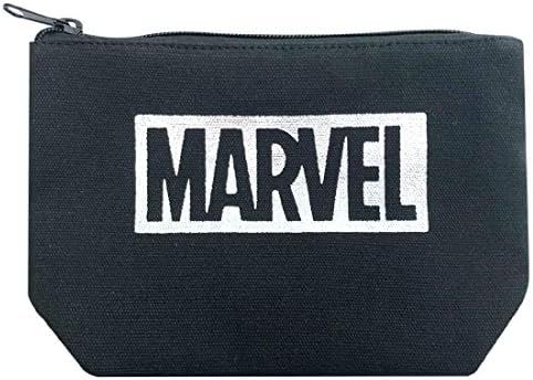 マーベル グッディポーチ ロゴ シルバーブラック SPAP2371