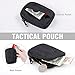 BIENNA Small Tactical Pouch, Mini Military Purse Organizer Army Molle Gear [Waterproof] Nylon EDC Utility Gadget Outdoor Waist Bag Holster Pocket Cover Case for iPhone 4s 4 Change Key Men Women-BK