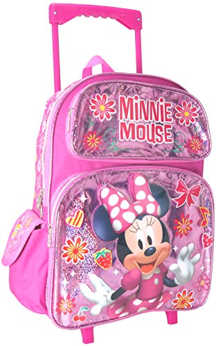 minnie mouse backpack with wheels