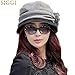 SIGGI Cloche Round Hat for Women 1920s Fedora Bucket Vintage Hat Flower Accent