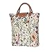 Signare Tapestry Foldable Tote Bag Reusable Shopping Bag Grocery Bag With Floral Designs (FDAW-MGD)