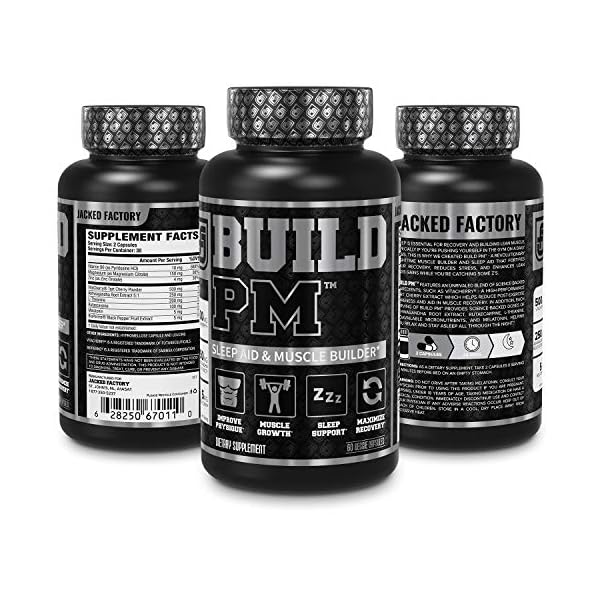 Build PM Night Time Muscle Builder & Sleep Aid Post Workout Recovery