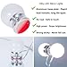 Ollny Hollywood Style LED Vanity Mirror Lights Kit 10 Dimmable Light Bulbs Stick on Lighting Fixture Strip for Makeup Vanity Dressing Table 4000K Plug in