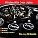 2Pcs for Jeep Car Door Lights Logo, Car Door Led Projector Lights Shadow Ghost Light, Wireless Car Door Welcome Courtesy Lights Logo for Jeep All Models