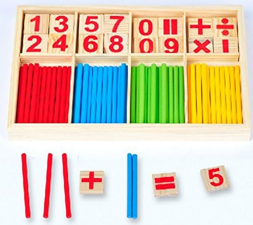 Wooden Toys on Behalf of Stick Figures Niushi Aids Early Childhood Wooden Educational Toys for Children in Kindergarten Arithmetic Enlightenment Supplies