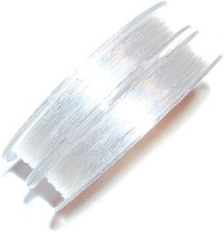 1 x roll of Translucent Crystal Elastic Stretchy Beading Cord/String/Thread 0.8mm thickness.