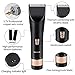Warmlife Hair Clippers for Men, Professional Barber Clippers for Hair Cutting Kit, Cordless Hair Trimmer for Men with Apron, Scissors, Combs and Portable Bag
