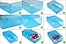 ONEDONE Foldable Plastic Shoes Boxes Container for Closet Organizer，Set of 6