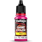 Vallejo - Game Color | Fluorescent Magenta Paint | Perfect for Airbrushing and Great Adhesion to Figurines and Scale Models | 17 ml (0,58 fl.oz.)