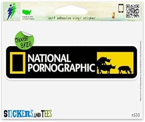 Amazon.com: National Pornographic Geographic Funny Adult Vinyl Car