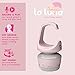 La Luna Smart Interactive Baby Soother, Shushing Sound Plus Custom Recording/Auto Activation with Cry Sensor, Auto Volume Increaser, 360 Degree Surround Sound/Auto Sooth and Relax Back to Sleep, Pink
