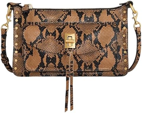 Rebecca Minkoff Womens Edie Crossbody w/Celestial Studs Dark Honey