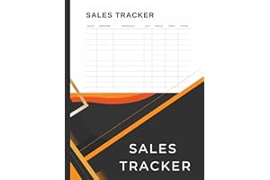 sales tracker | sales tracker notebook | sales tracker log book | 8.5 " x 11 " | 100 Pages