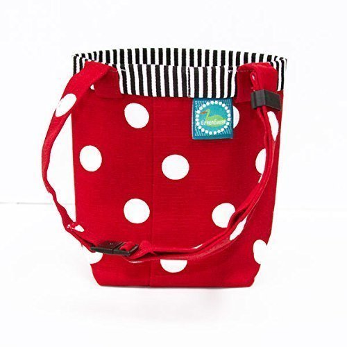 Car Cellphone Caddy, Red Polka Dots, Customizable, Sunglasses Car Holder, Mobile Accessory, Cellphone Holder, Golf Cart Holder, Beach Chair Bag, Pool Chair Bag - Thumbnail 3