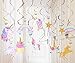 30 Ct Party Decorations for Unicorn Party, Unicorn Hanging Swirl Decorations, Unicorn Party Supplies, Unicorn Birthday Party Decorations