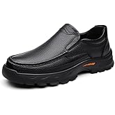 SFXLUCART Quality Brand Thick Soled Wear-Resistant Hiking Shoes Outdoor Camping Men's Leather Casual Shoes Men's Workwear Shoe