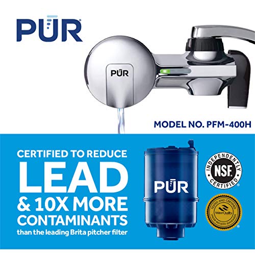 PUR PFM400H Faucet Water Filtration System, Horizontal, Chrome Pricepulse