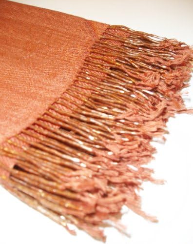 KuldipUnisex Factory Seconds Hand Beaded Pashmina Scarf Shawl Wrap Throw