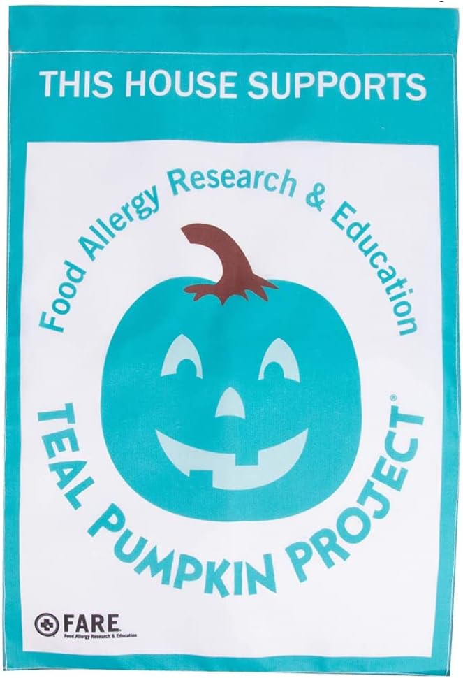 Flags - Halloween Garden Flag (Teal Pumpkin Project) - 12