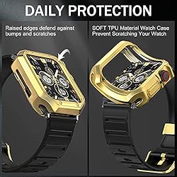 Swhatty Band Case Compatible with Apple Watch 45m