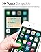 iPhone 7 Screen Protector, Fosmon TOUCH [HD Clear 3D | Full Coverage | Tempered Glass] Color Layer 9H Hardness Oleophobic Coating Glass Shield for Apple iPhone 7 (White)