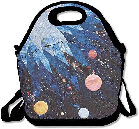 Lunch Tote Bag Solar System Travel School Picnic Lunch Bag