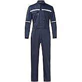 KTWOLEN Mens Workwear Coveralls Multi Pockets Work Suit Mechanic Overalls Jumpsuits Unisex Long Sleeve Garage Coverall