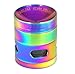 Chromium Crusher 1.6 Inch 4 Piece Tobacco Spice Herb Grinder - Pick Your Color... (Rainbow with Window)