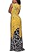 Summer Women Sleeveless V Neck African Floral Print Long Maxi Evening Bodycon Dress