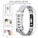 Tobfit Waterproof Sport Bands Compatible with Fit bit Alta/Alta HR/Ace, Soft TPU Replacement WristBands, Small, Rose Gold/Silver