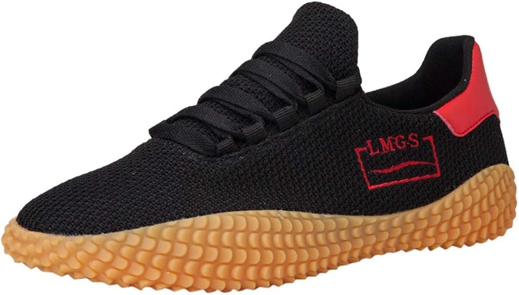 men casual breathable lace up comfortable outdoor shoes