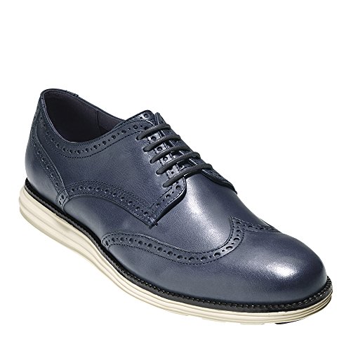 Cole haan men s originalgrand wingtip oxford 10.5 peacoat leather…