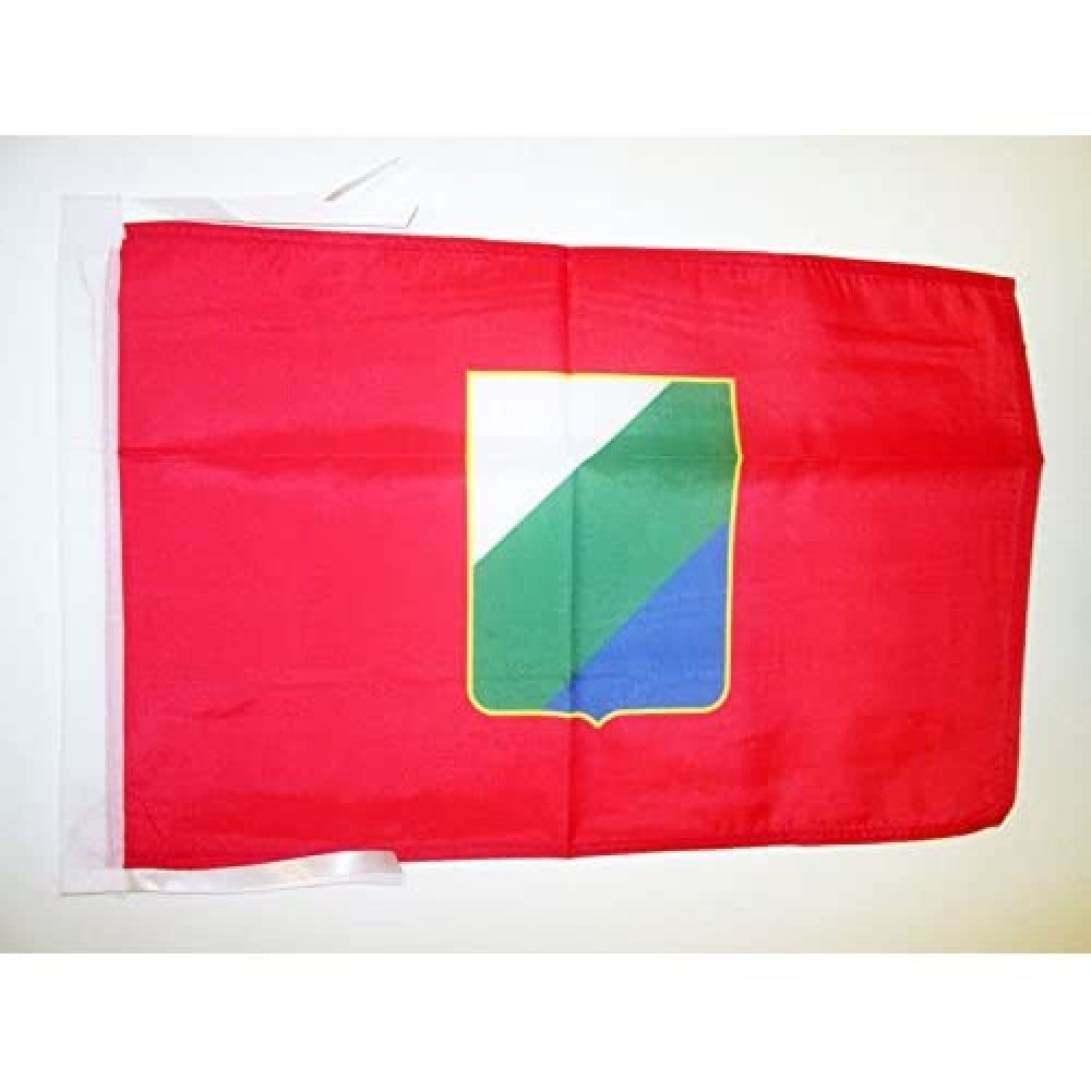 AZ FLAG - Abruzzo Flag - 18'' x 12'' - 100% Polyester Italy - Italian Region Small Banner with Two Cords - Fade Resistant - Vivid Colors - 18x12 in - 45x30 Cm — image 1