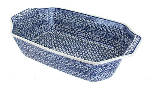 Click Here to See More Images Polish Pottery Olympia Deep Baker with Handles