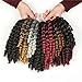 8 inch 3 packs Wand Curl 2X Synthetic Braiding Hair Crochet 22 roots/1pack Jamaican Bounce Synthetic Hair Extension 65g