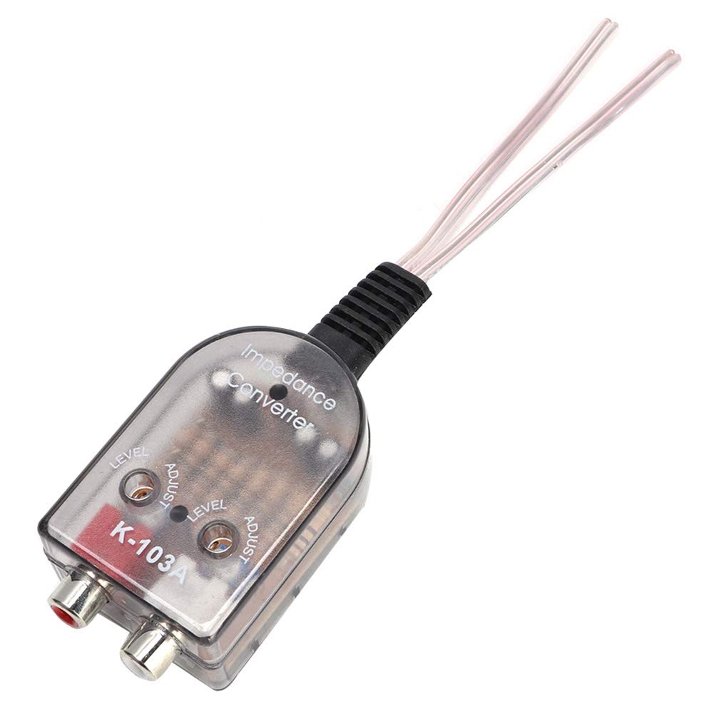 High to Low Converter,KIMISS High to Low Frequency Audio Converter, High To Low Line Audio Impedance Converter(ABS)