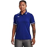 Under Armour Team Tipped Womens Short Sleeve Polo Shirt 2XL Royal-White
