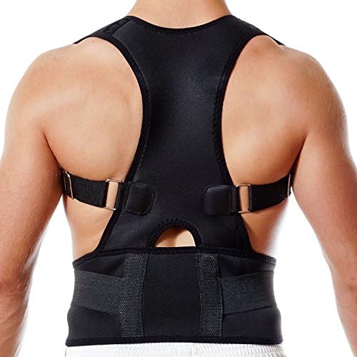 Adjustable Magnetic Posture Support Corrector Back Pain Belt Brace Shoulder