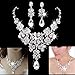 Leegoal Women's Wedding Jewellery Sets Fashion Bride Earrings & Pendant Necklace