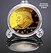 2017 and/or 2018 Donald Trump Replica Gold Coin, 45th Presidential Edition 24kt Gold Plated Commemorative Medallion & Display Case by eTradewinds (1-Pack 2017)