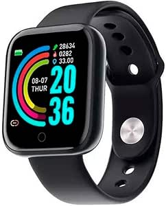 Amazon.com: Smartwatch D20 Bluetooth - Pulsera deportiva impermeable  Monitor de sueño Monitor de ritmo cardíaco Presión arterial Banda  inteligente para mujeres hombres - Negro : Electrónica
