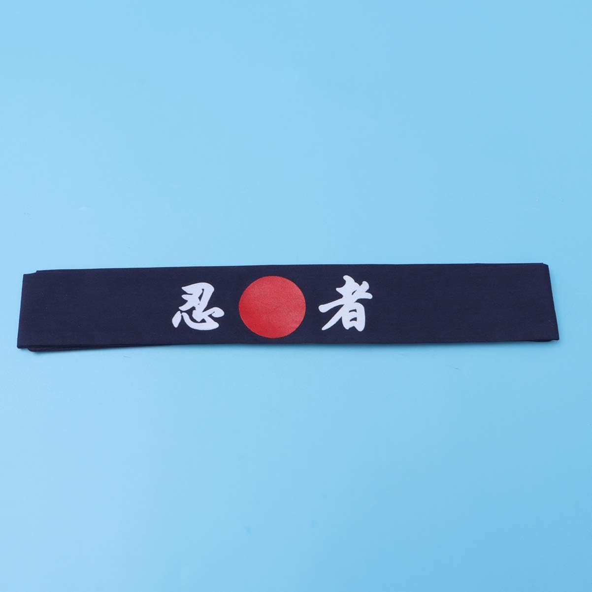 Minkissy Sunrise Kitchen Headband, Sunrise Kitchen Supply Tie Sushi Chef Headband Japanese Symbol Ninja Print - Image 4