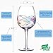 Handcrafted and Painted Wine Glasses by Sonoma Artisan, Set of 2. Ideal for Entertaining, a Unique Gift Idea, Romantic Night in or Just Elevating Your Wine Enjoyment
