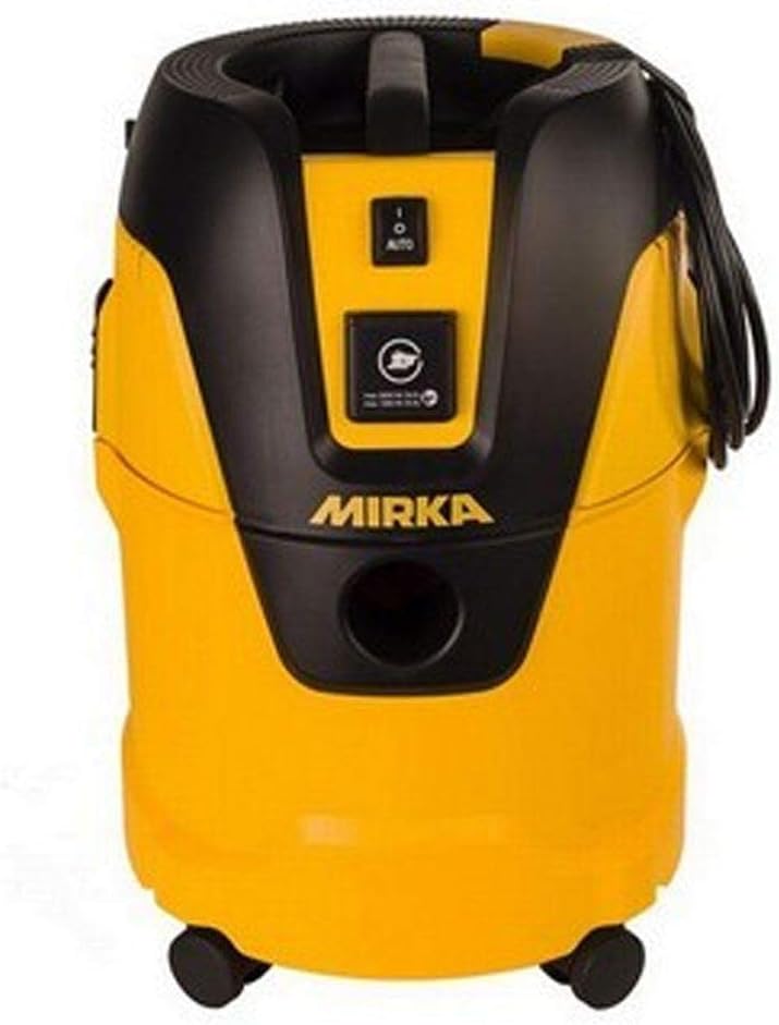 Mirka aspiratore 1025 l memoria 230 V adatto per Wet \u0026 Dry applicazione  Push \u0026 Clean pulizia del filtro sistema 25L contenitore misura 5 m Cord  size dotata di maniglia di trasporto