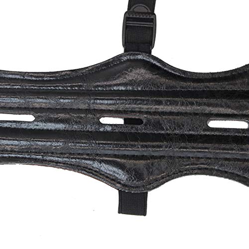 HRCHCG 8.7" Archery Armguard 3 Straps Arm Guard for Recurve Bow Compound Bow Traditional Bow American Hunting Bow Hunting Shooting Target Accessories
