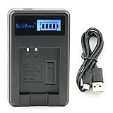 SmilePowo LI-50B Battery Rapid Charger LED USB Charger for Olympus LI50B Panasonic VW-VBX090 and Olympus Stylus,Tough Series, Pentax Optio Series, Panasonic HX-WA03
